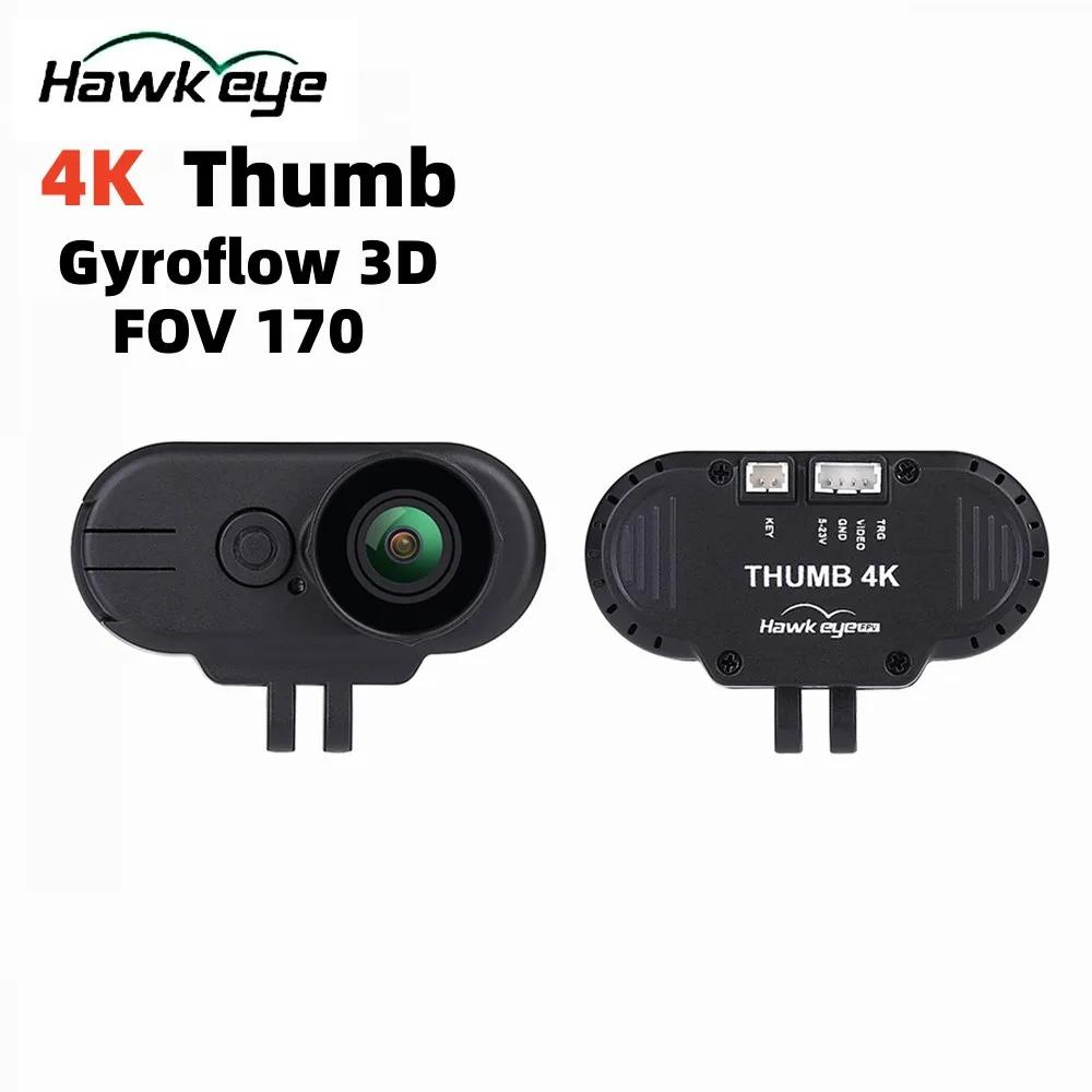Hawkeye 4K  FPV ī޶ ̷ ÷ο FOV 170  4K DC 5  23V 1080P, RC 2.5 ġ Ʈ   DIY ǰ